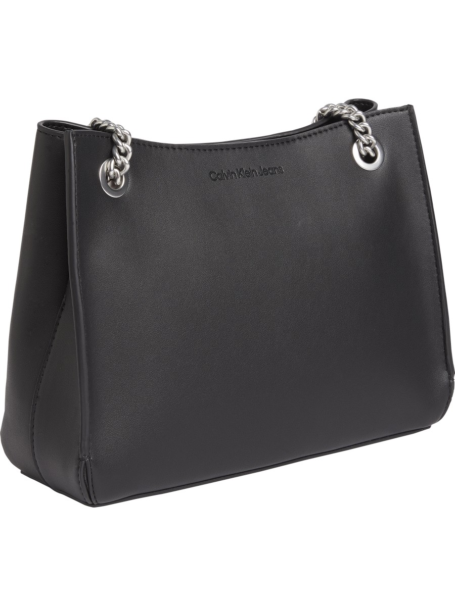 Women's Bag Calvin Klein Sulpted Shoulder Bag K60K609584-BDS Black Synthetic