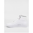 Ανδρικό Μποτάκι Sneaker Tommy Hilfiger Core Corporetae High Leather Flag FM0FM03939-YBR Ασπρο Δέρμα