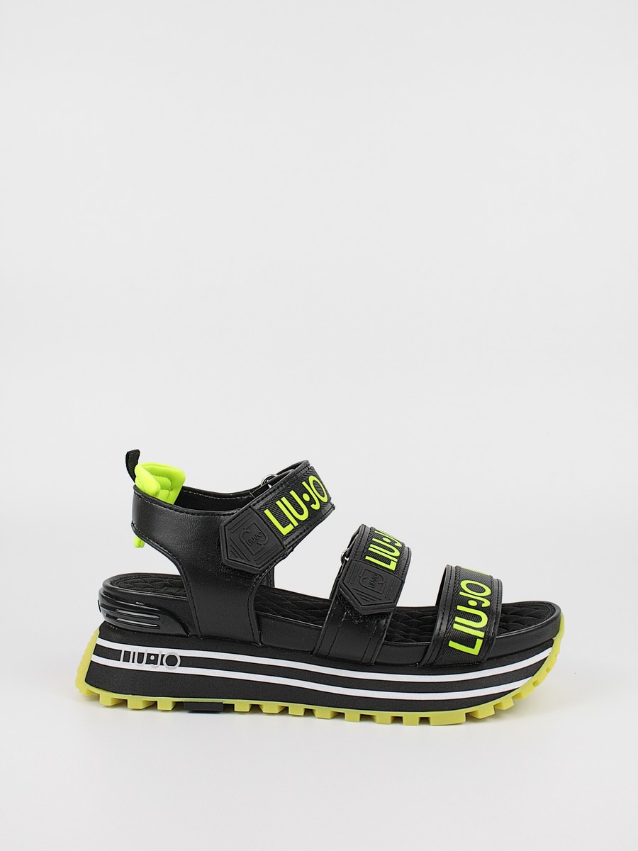 Γυναικείο Σανδάλι Liu Jo Maxi Wonder Sandal BA2145TX121 Μαύρο Συνθετικό