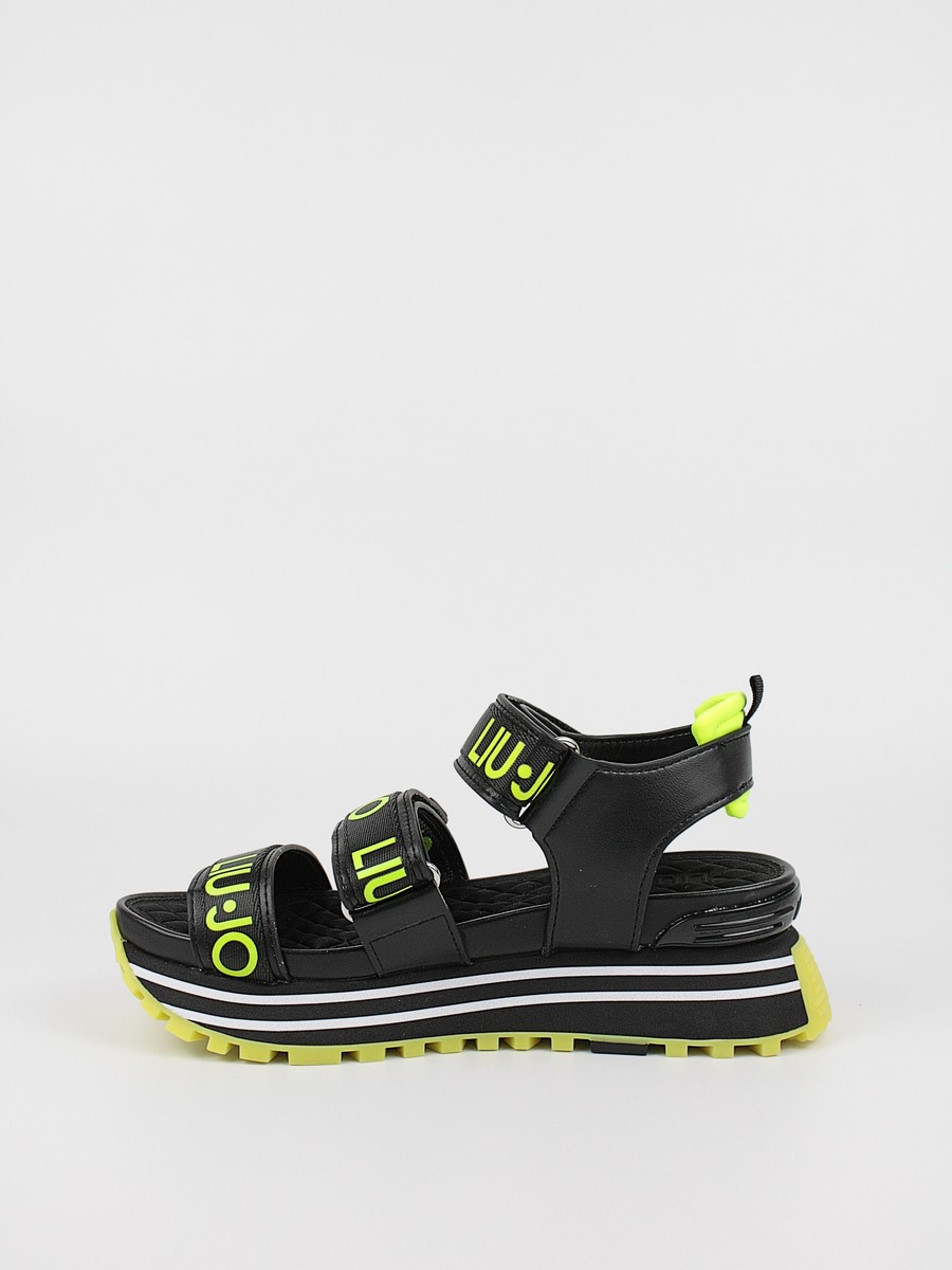 Γυναικείο Σανδάλι Liu Jo Maxi Wonder Sandal BA2145TX121 Μαύρο Συνθετικό