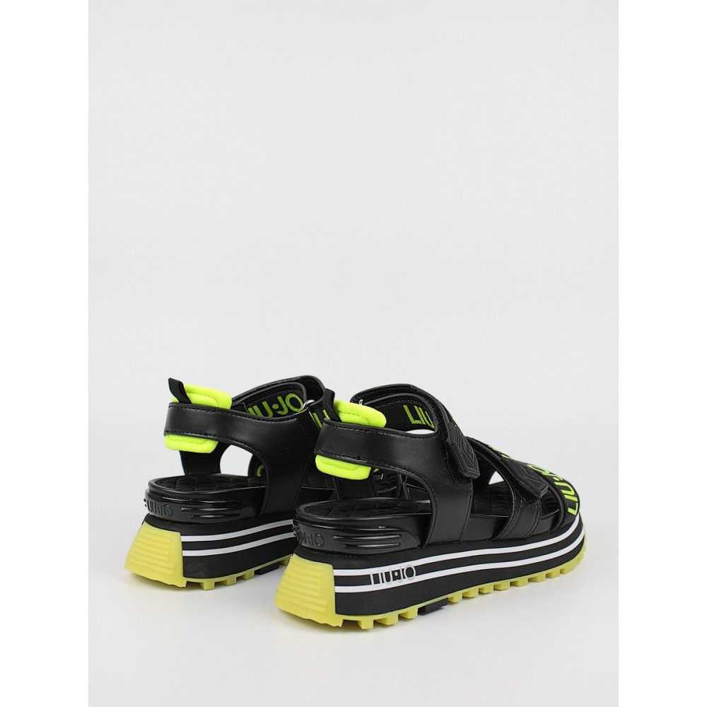 Γυναικείο Σανδάλι Liu Jo Maxi Wonder Sandal BA2145TX121 Μαύρο Συνθετικό