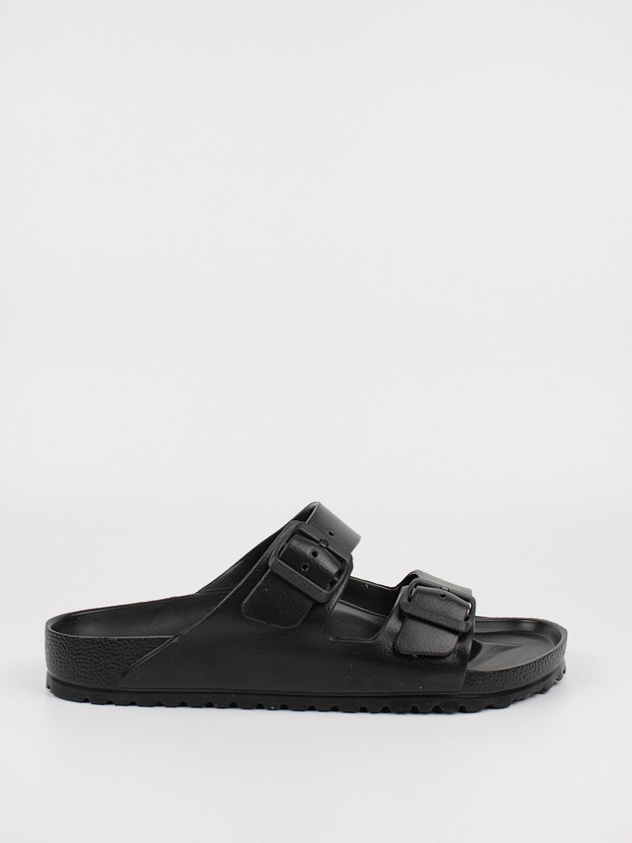 Men Sandals Birkenstock Arizona Eva 0129421 Black Synthetic