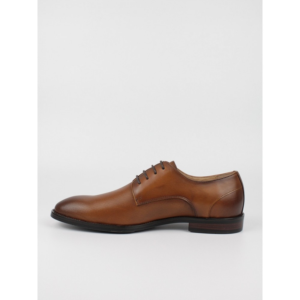 Men Oxford Shoes Versace YOX024-18 Brown Leather