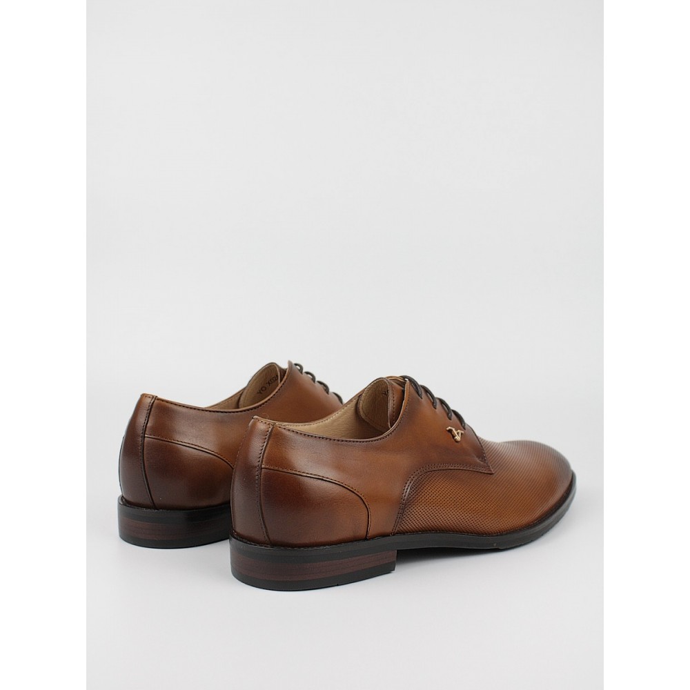 Men Oxford Shoes Versace YOX024-18 Brown Leather