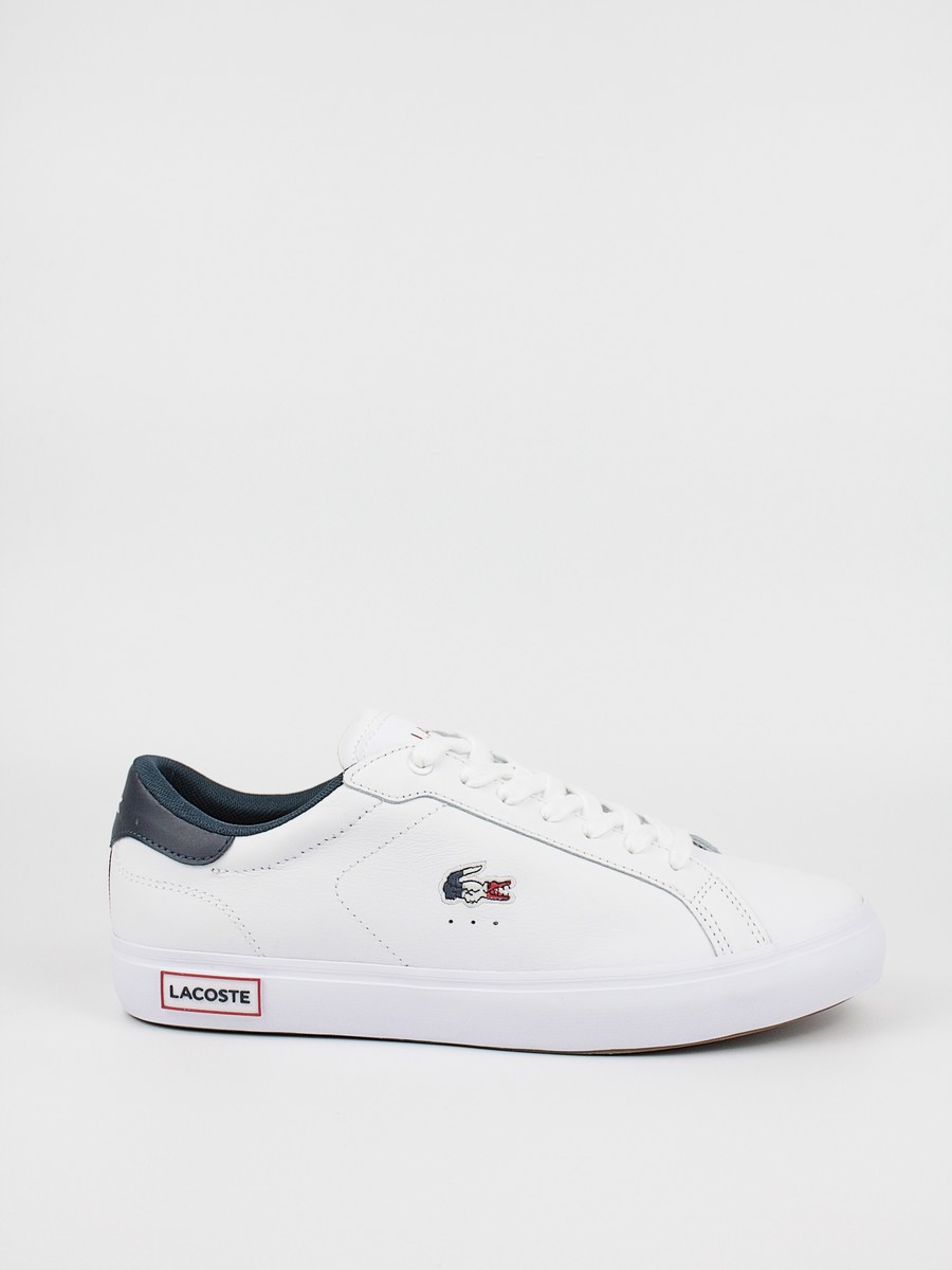 Ανδρικό Sneaker Lacoste Powercourt TRI22 2 43CMA0034407 Ασπρο Δέρμα