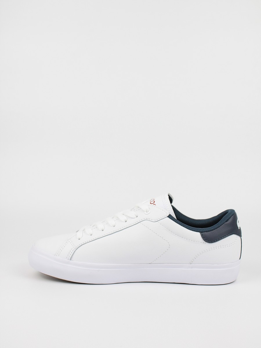 Ανδρικό Sneaker Lacoste Powercourt TRI22 2 43CMA0034407 Ασπρο Δέρμα