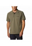 Men's T-Shirt Polo Columbia Cascade Range Polo AO1217-397 Khaki Fabric