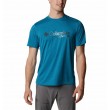 Men's T-Shirt Columbia Titan Pass Graphic 1991471-400 Blue Fabric