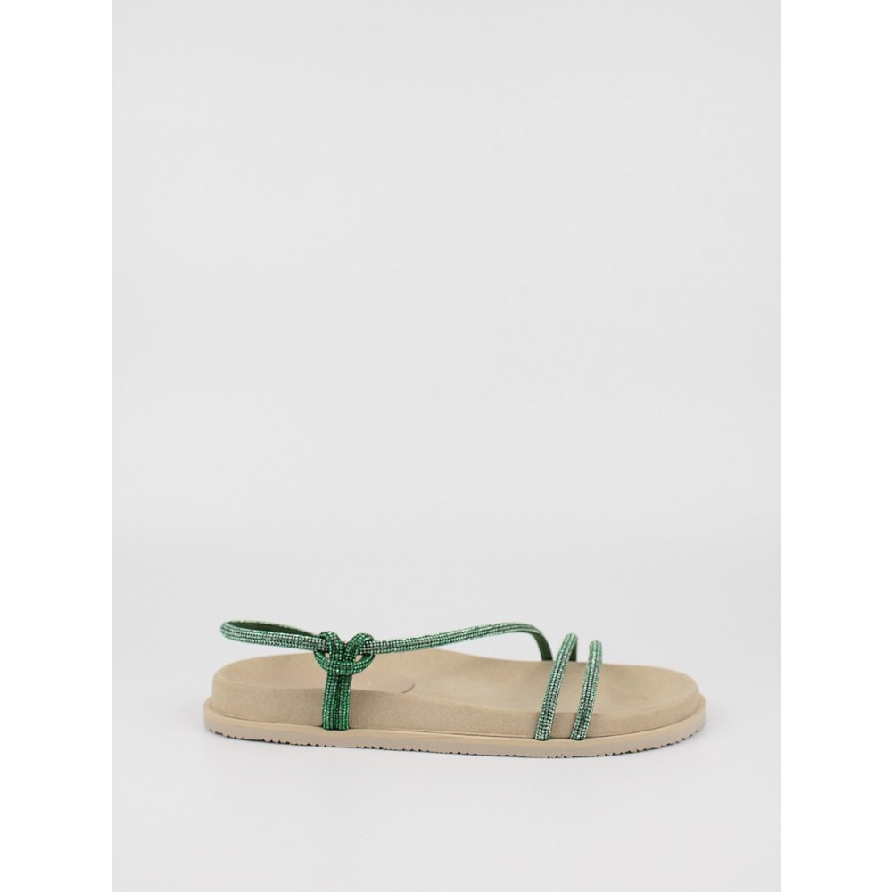 Women\'s Sandal Komis-Komis K16 Green Leather