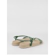 Women\'s Sandal Komis-Komis K16 Green Leather