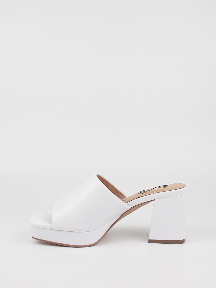 Women's Mule Exe O47005024651 White Synthetic
