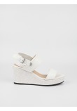 Women Platform Us Polo Assn Alyssa005-WHI White Synthetic