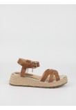 Women's Sandal Us Polo Assn Kate001-CU004 Brown Synthetic