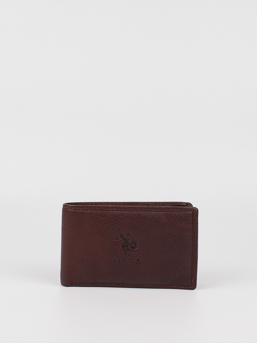 Men's Wallet Us Polo Assn 2262MHA560 Cognac Leather