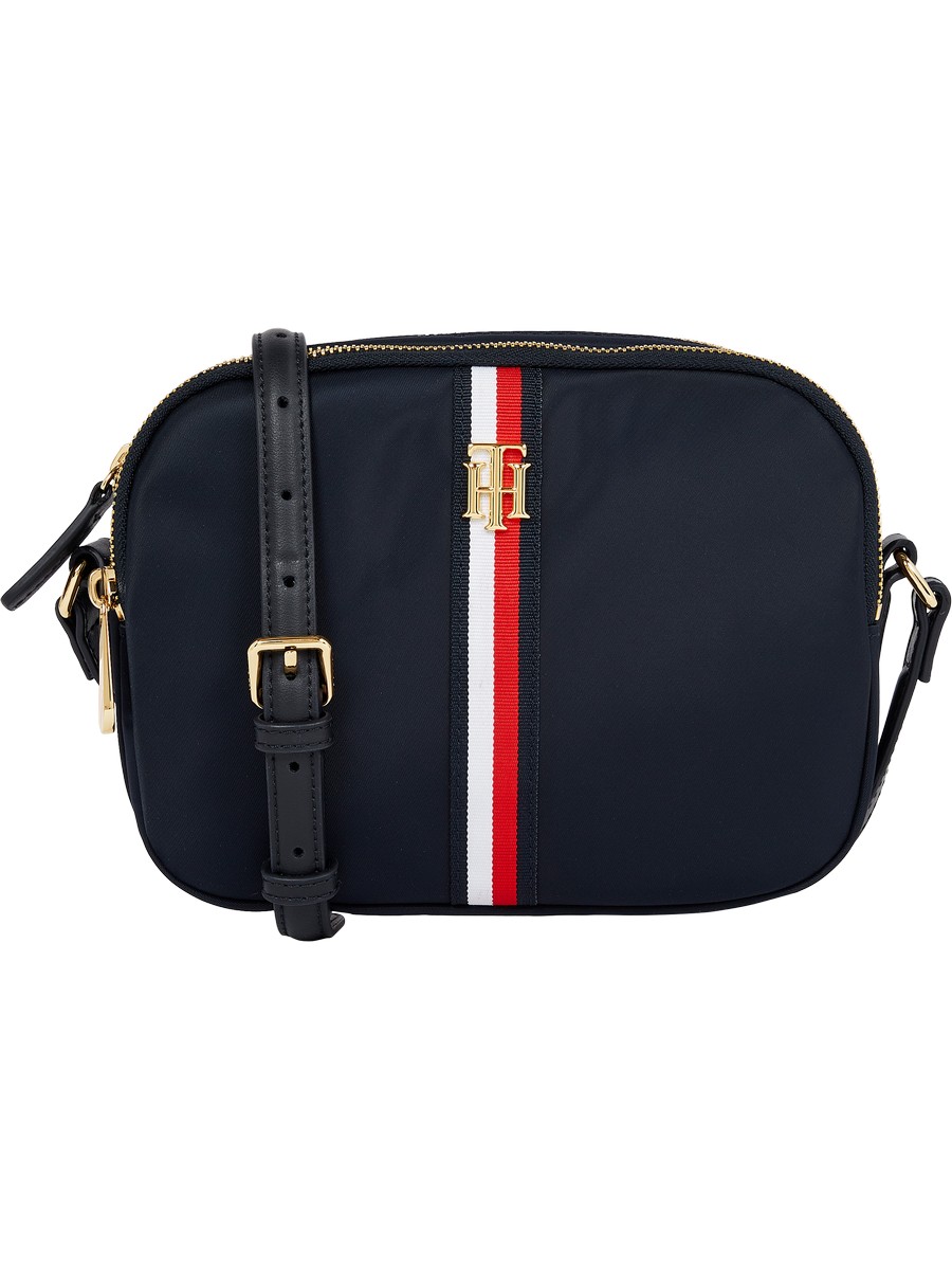 Women's Bag Tommy Hilfiger Poppy Crossover Corp AW0AW11334-0GY Blue Synthetic