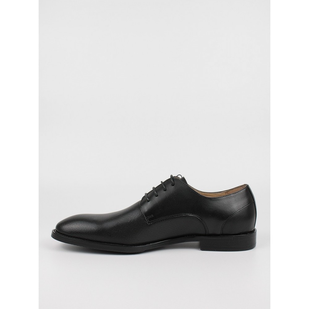 Men Oxford Shoes Versace YOX024-18 Black Leather