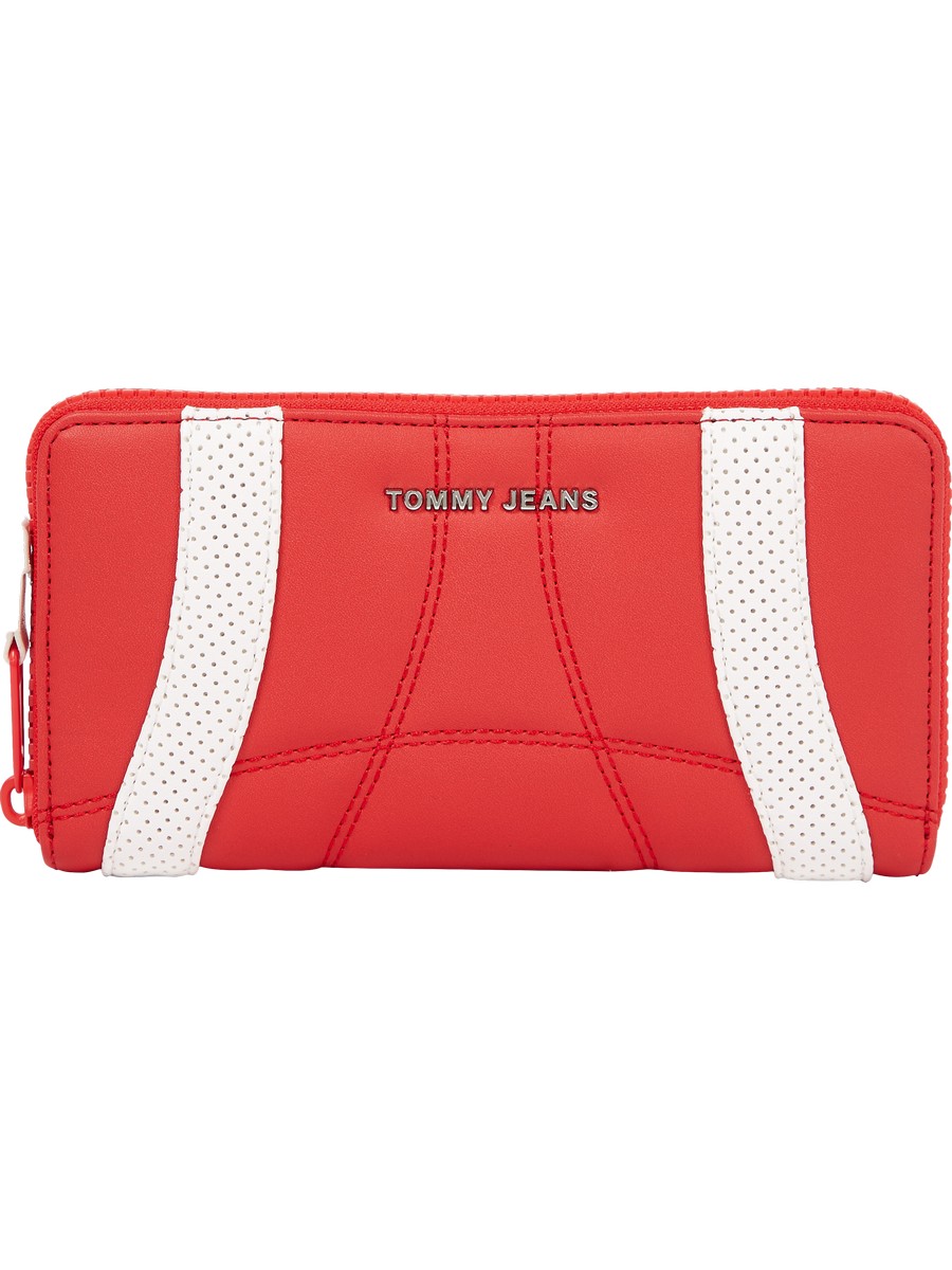 Women Wallet Tommy Hilfiger Tjw Femme Pu Large Za AW0AW11809-XNL Red Synthetic