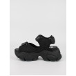 Women\'s Sandal Buffalo Binary BN1602031 Black Synthetic