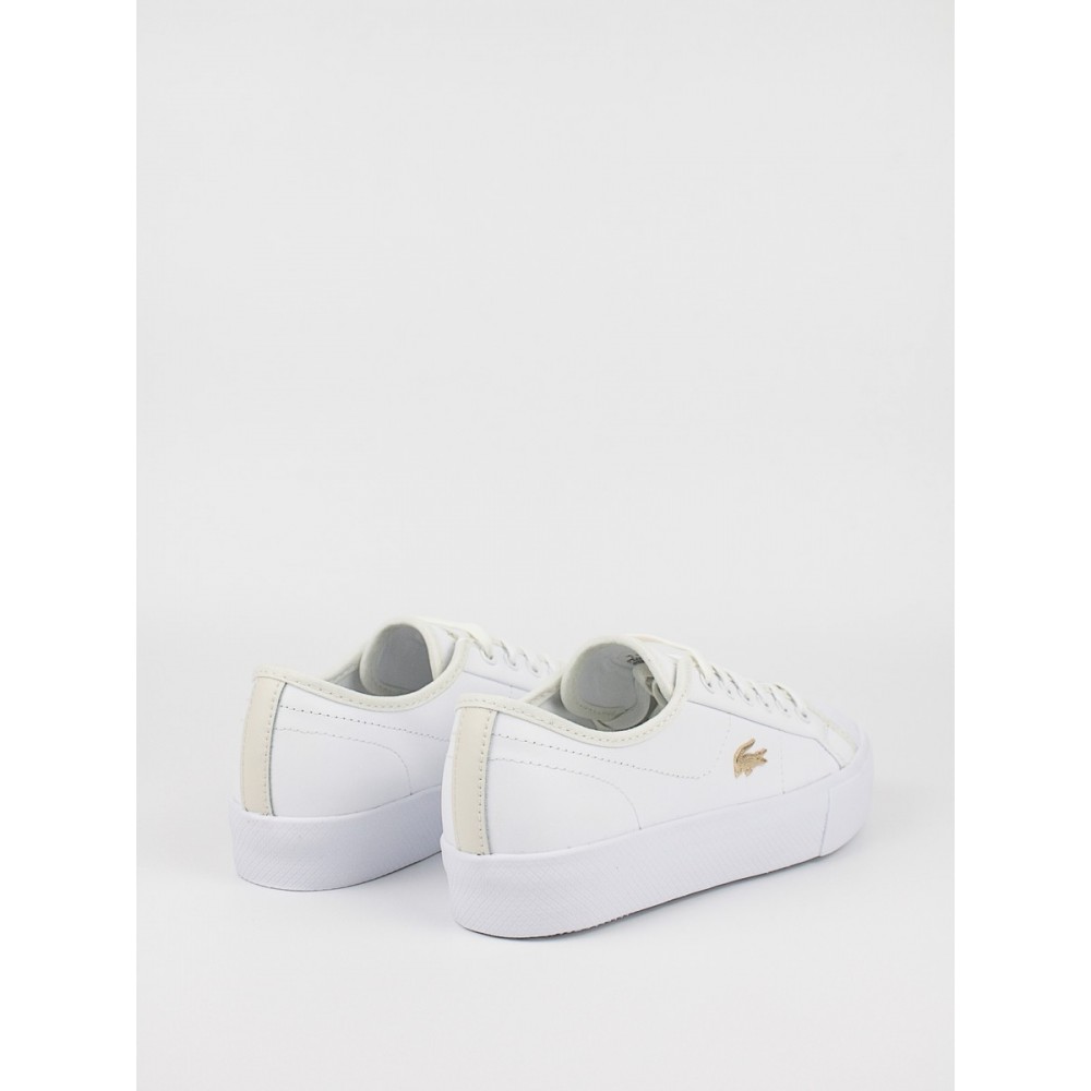 Γυναικείο Sneaker Lacoste Ziane Plus Grand 43CFA0014216 Ασπρο Δέρμα