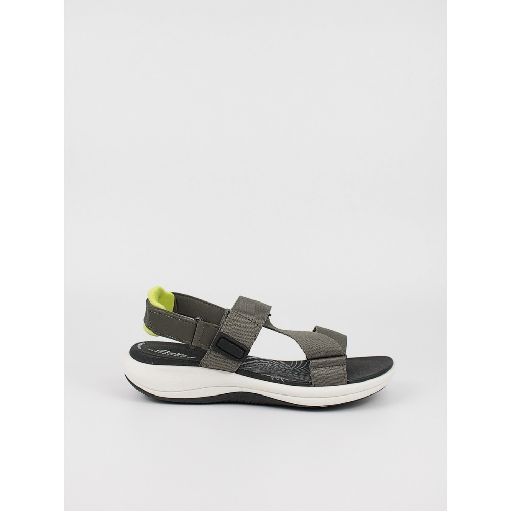 Γυναικείο Σανδάλι Clarks Mira Sun 26165346 Χακί Υφασμα Γυναικείο Σανδάλι Clarks Mira Sun 26165346 Χακί Υφασμα