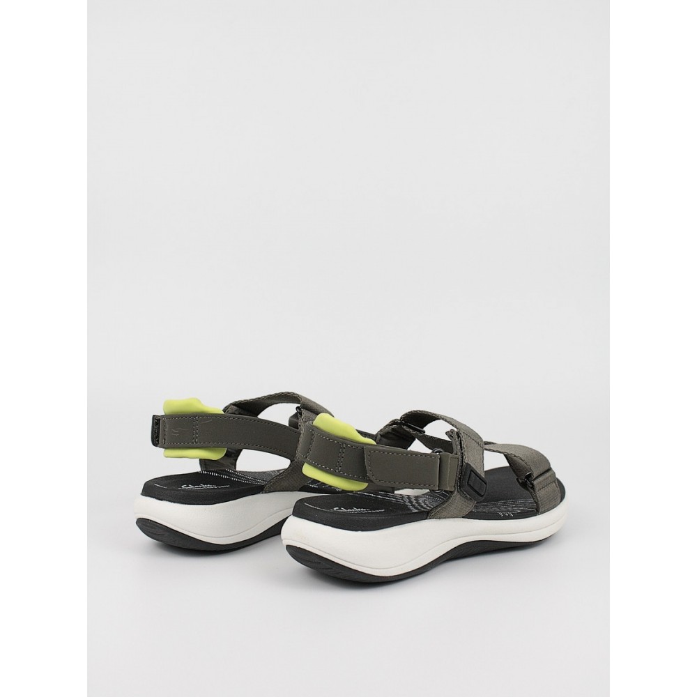 Γυναικείο Σανδάλι Clarks Mira Sun 26165346 Χακί Υφασμα Γυναικείο Σανδάλι Clarks Mira Sun 26165346 Χακί Υφασμα