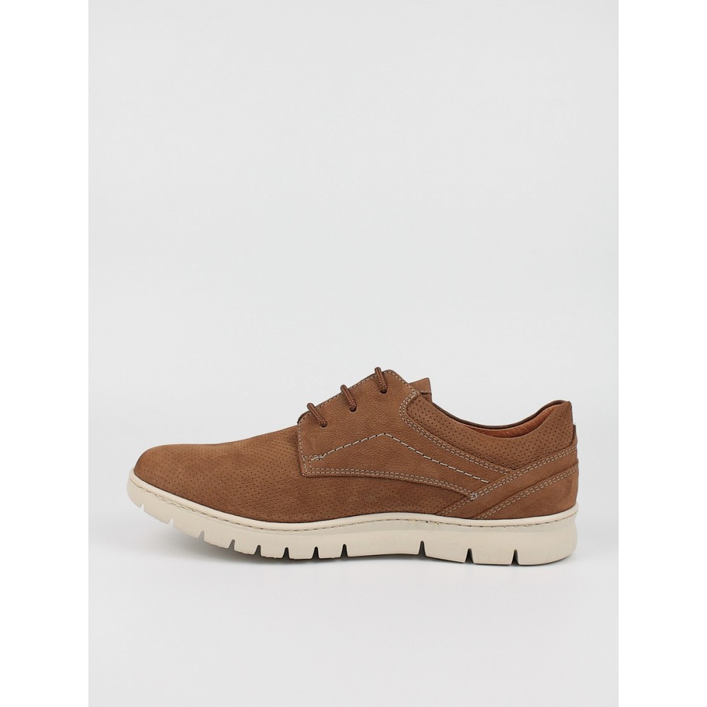 Men Shoe Softies 6197-2280Τ/2280 Brown Leather