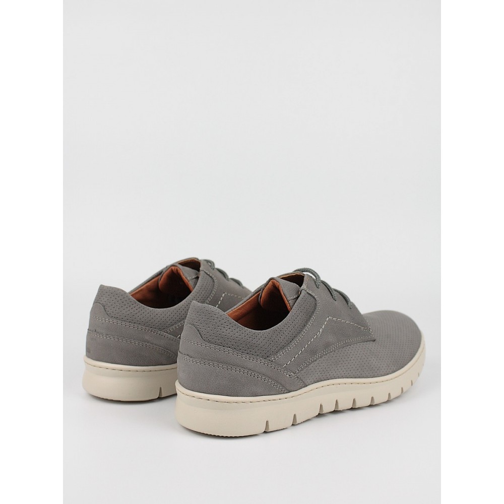 Men Shoe Softies 6197-2980Τ/2980 Grey Leather