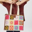 Γυναικεία Τσάντα Tous Capazo XL Tous Crochet Multi 2001706659  Πολύχρωμο Υφασμα
