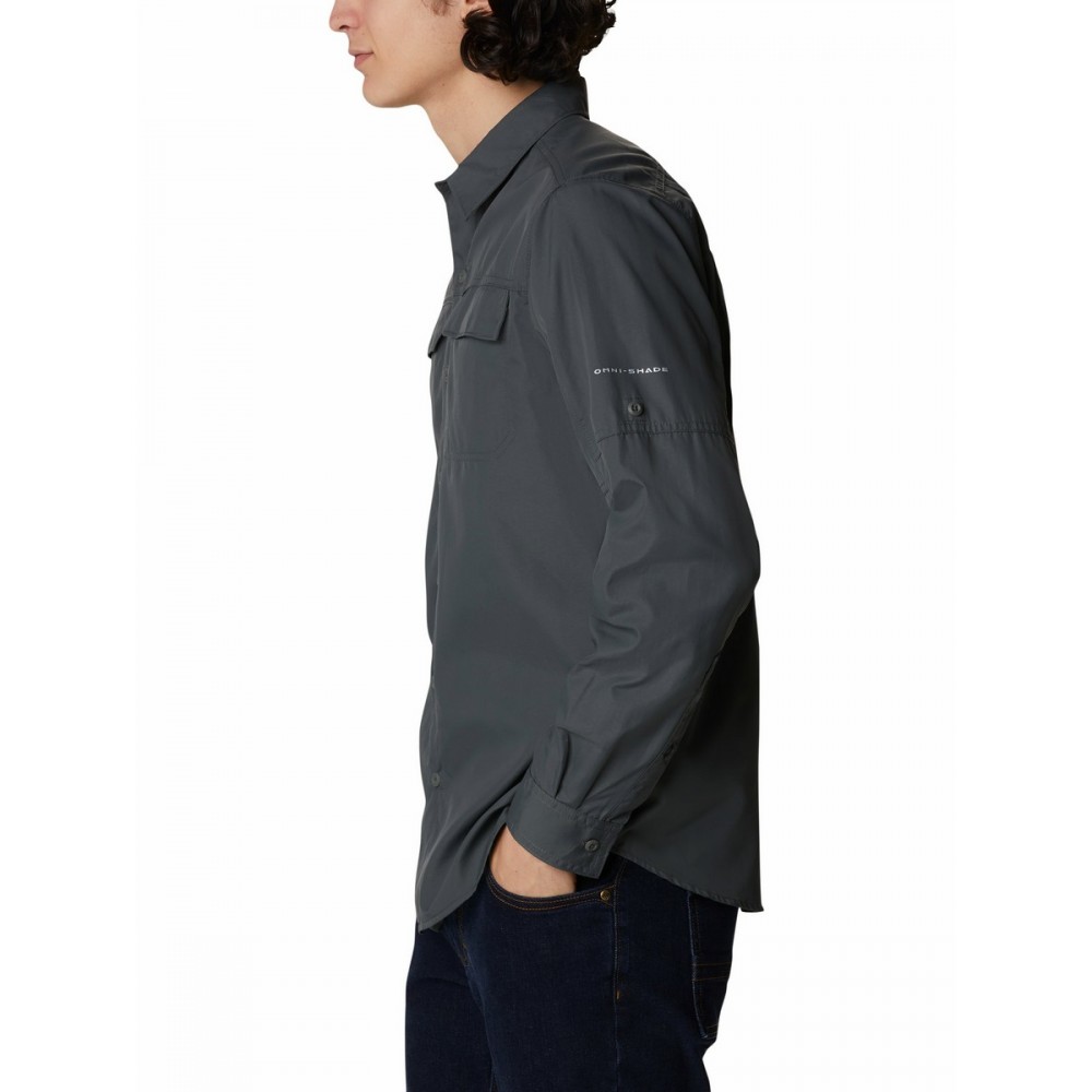 Men's Shirt Columbia Silver Ridge™ EU 2.0 Long Sleeve Shirt 1981511-028 Grey Fabric