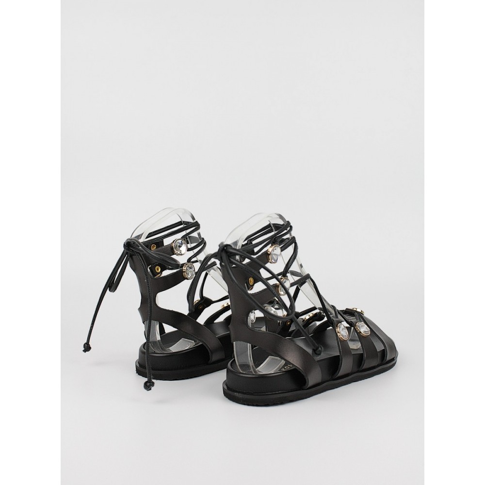 Women's Sandal Komis-Komis K2 Black Leather