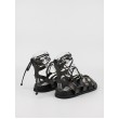 Women's Sandal Komis-Komis K2 Black Leather