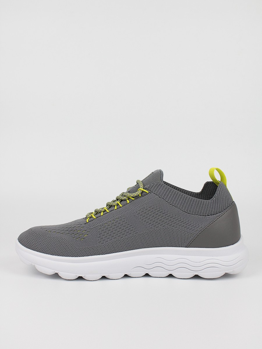 Men's Sneaker Geox Spherica U15BYA Grey Fabric