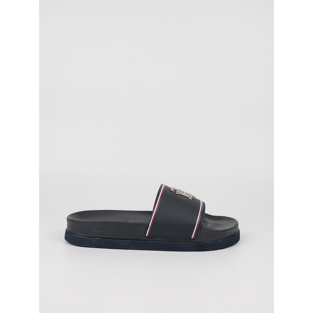 Γυναικεία Σαγιονάρα Tommy Hilfiger Th Hardwear Flatform Pool Slide FW0FW06308-DW5 Μπλέ Συνθετικό Γυναικεία Σαγιονάρα Tommy Hilfiger Th Hardwear Flatform Pool Slide FW0FW06308-DW5 Μπλέ Συνθετικό