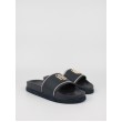 Women's Pool Slide Tommy Hilfiger Th Hardwear Flatform Pool Slide FW0FW06308-DW5 Blue Synthetic