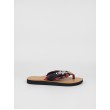 Women's Flip Flops Tommy Hilfiger Flower Print Flat Beach Sandal FW0FW06422-0GY Black-Multi Color Fabric Women's Flip Flops Tommy Hilfiger Flower Print Flat Beach Sandal FW0FW06422-0GY Black-Multi Color Fabric