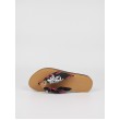 Γυναικεία Σαγιονάρα Tommy Hilfiger Flower Print Flat Beach Sandal FW0FW06422-0GY Μαύρο-πολύχρωμο Υφασμα