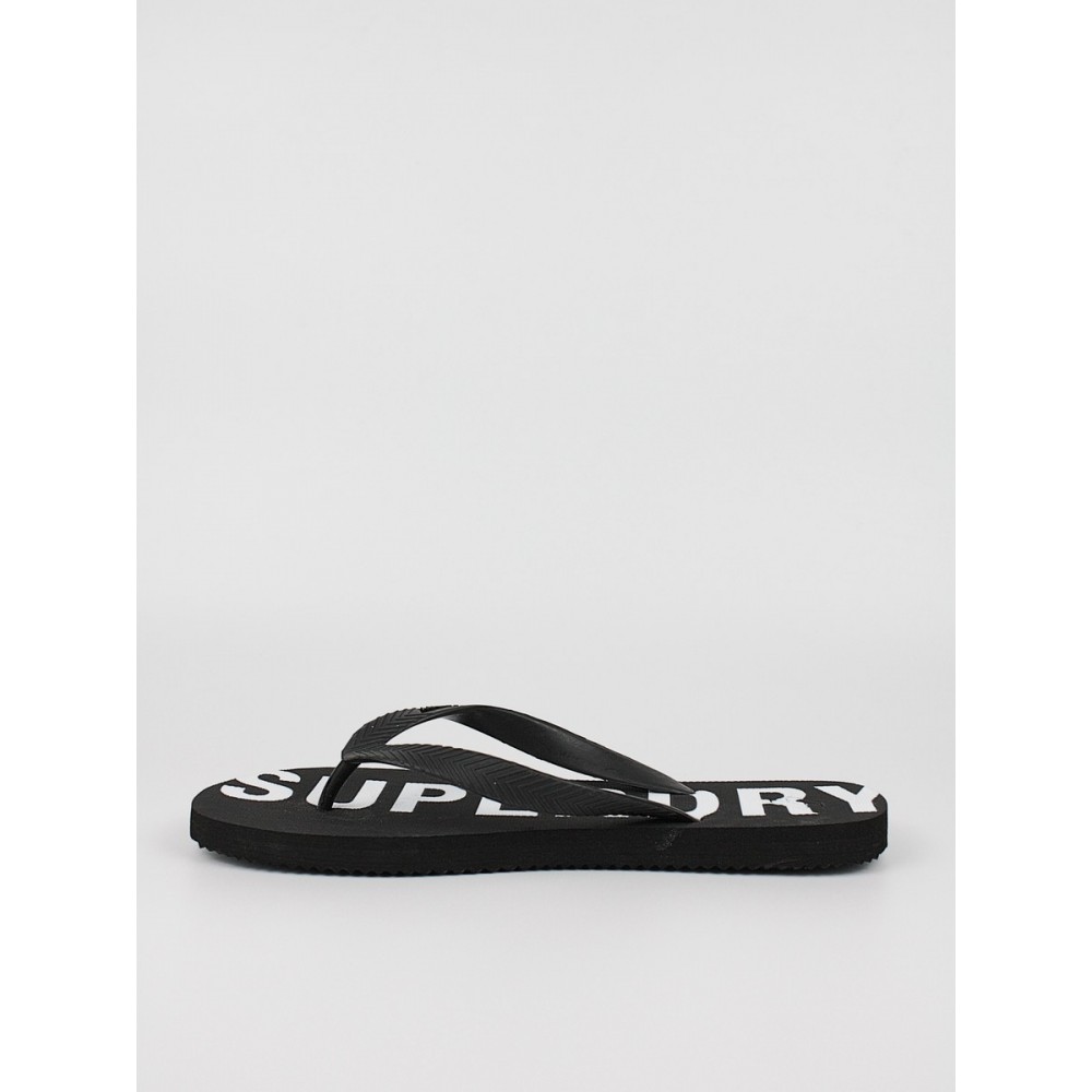 Ανδρική Σαγιονάρα Superdry Code Essential Flip Flop MF310186A Μαύρο Συνθετικό