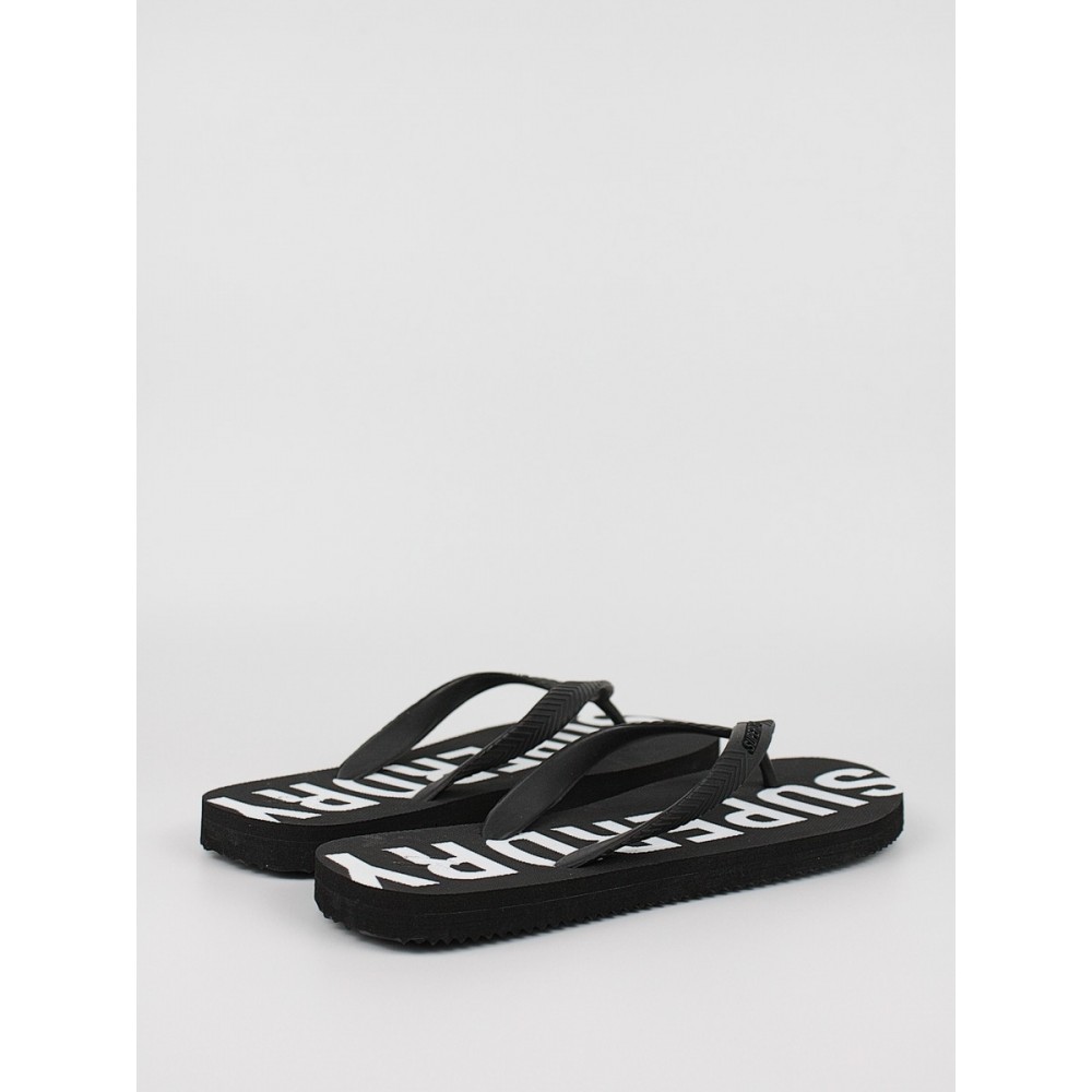 Ανδρική Σαγιονάρα Superdry Code Essential Flip Flop MF310186A Μαύρο Συνθετικό