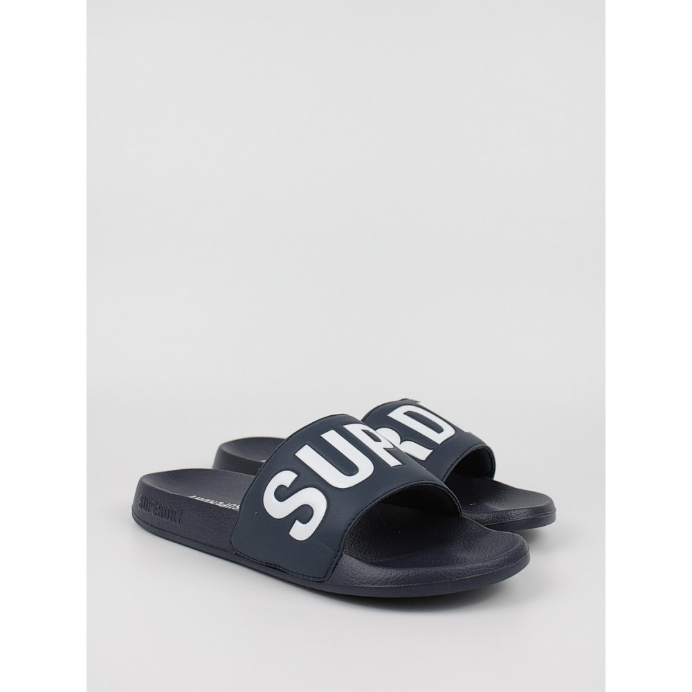 Ανδρική Σαγιονάρα Superdry Code Core Pool Slide MF310199A Μπλέ Συνθετικό