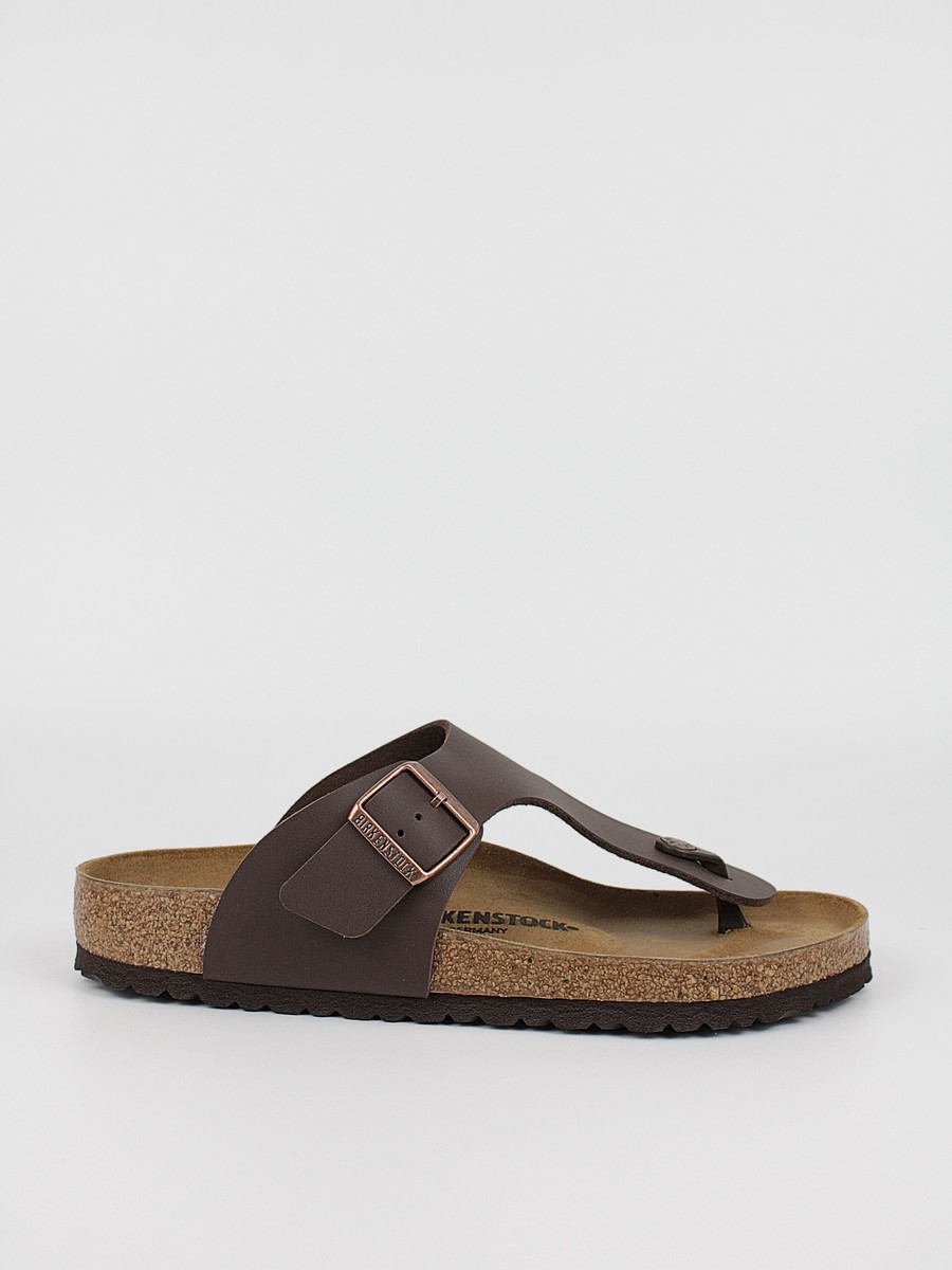 Men Sandals Birkenstock Ramses Bs 0044701 Brown Leather