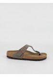 Γυναικεία Σανδάλια Birkenstock Gizeh Bs 0043391 Γκρι Δέρμα