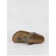 Γυναικεία Σανδάλια Birkenstock Gizeh Bs 0043391 Γκρι Δέρμα