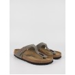 Women\'s Sandals Birkenstock Gizeh Bs 0043391 Stone Leather