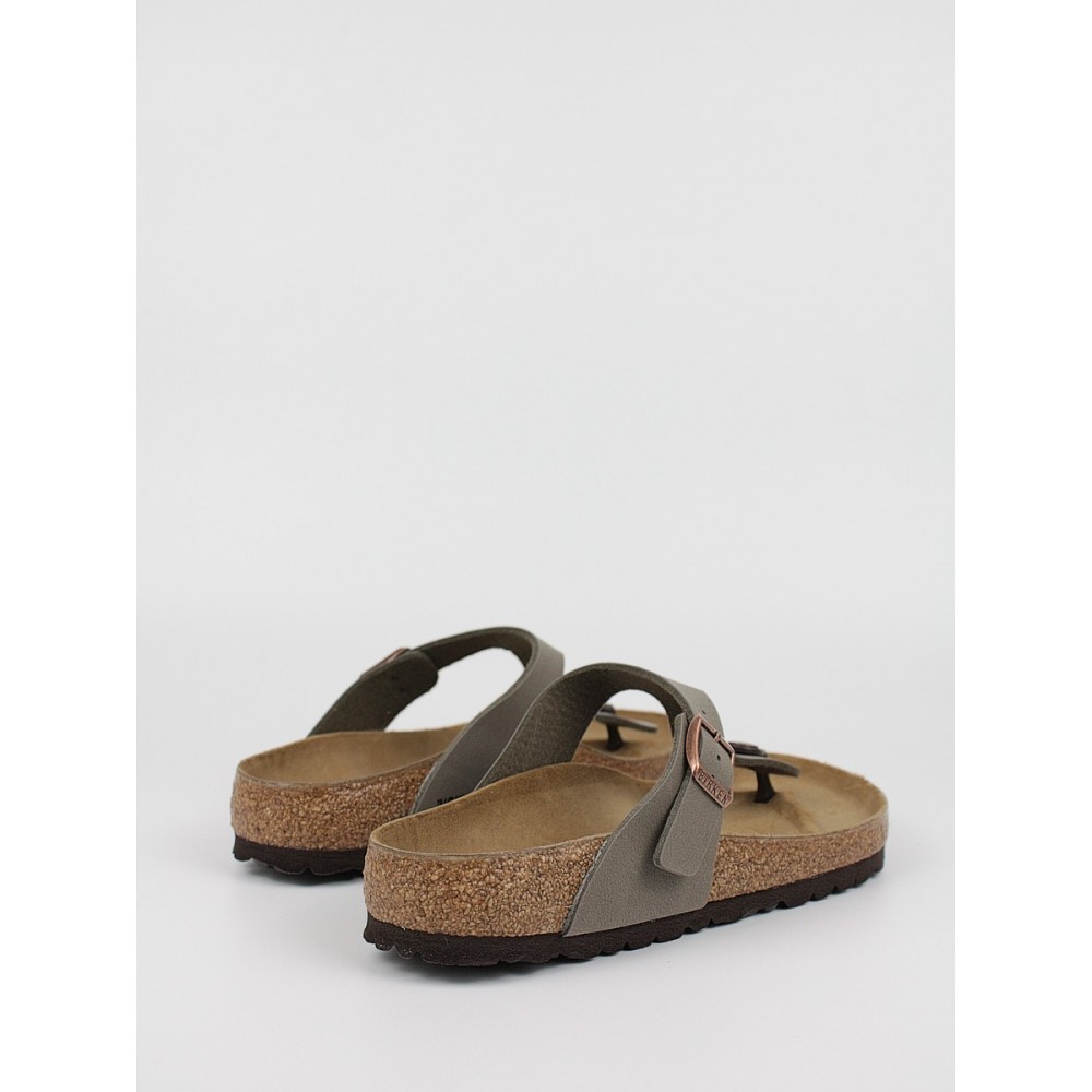 Γυναικεία Σανδάλια Birkenstock Gizeh Bs 0043391 Γκρι Δέρμα