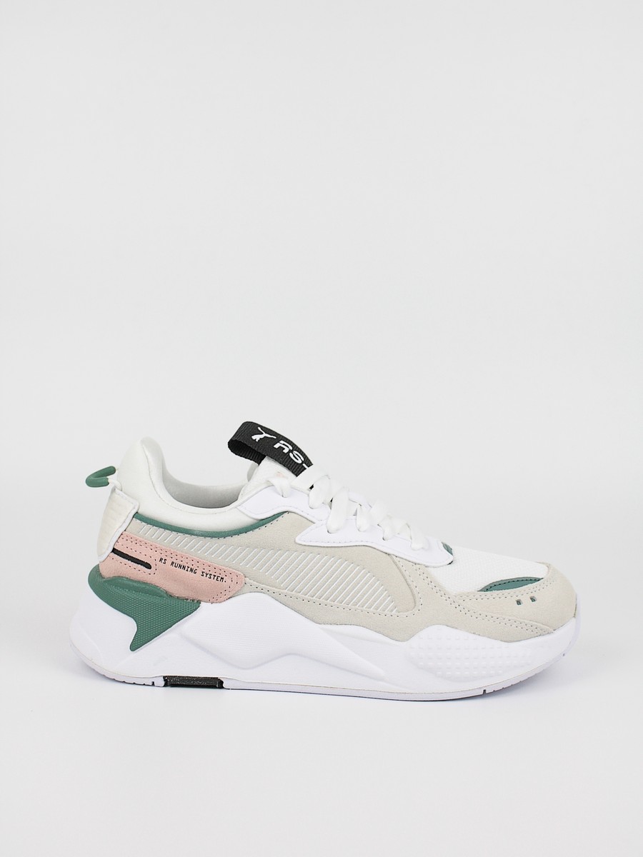 Women Sneaker Puma Rs-x Reinvent Wns 371008-13 White-Biege Fabrick-Leather