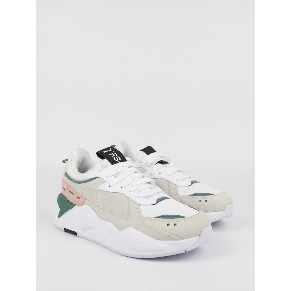 Women Sneaker Puma Rs-x Reinvent Wns 371008-13 White-Biege Fabrick-Leather