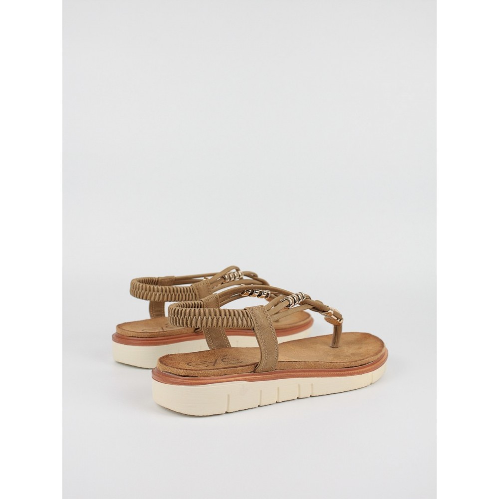 Women's Sandal Exe O489Q3632721 Biege Synthetic