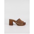Γυναικείο Mule Wall Street 565-22319-26 Καφέ Γυναικείο Mule Wall Street 565-22319-26 Καφέ