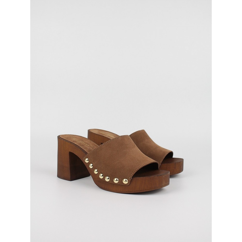 Γυναικείο Mule Wall Street 565-22319-26 Καφέ Γυναικείο Mule Wall Street 565-22319-26 Καφέ