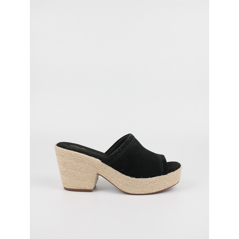 Women Platform Clarks Maritsa 70 Slide 26167093 Black